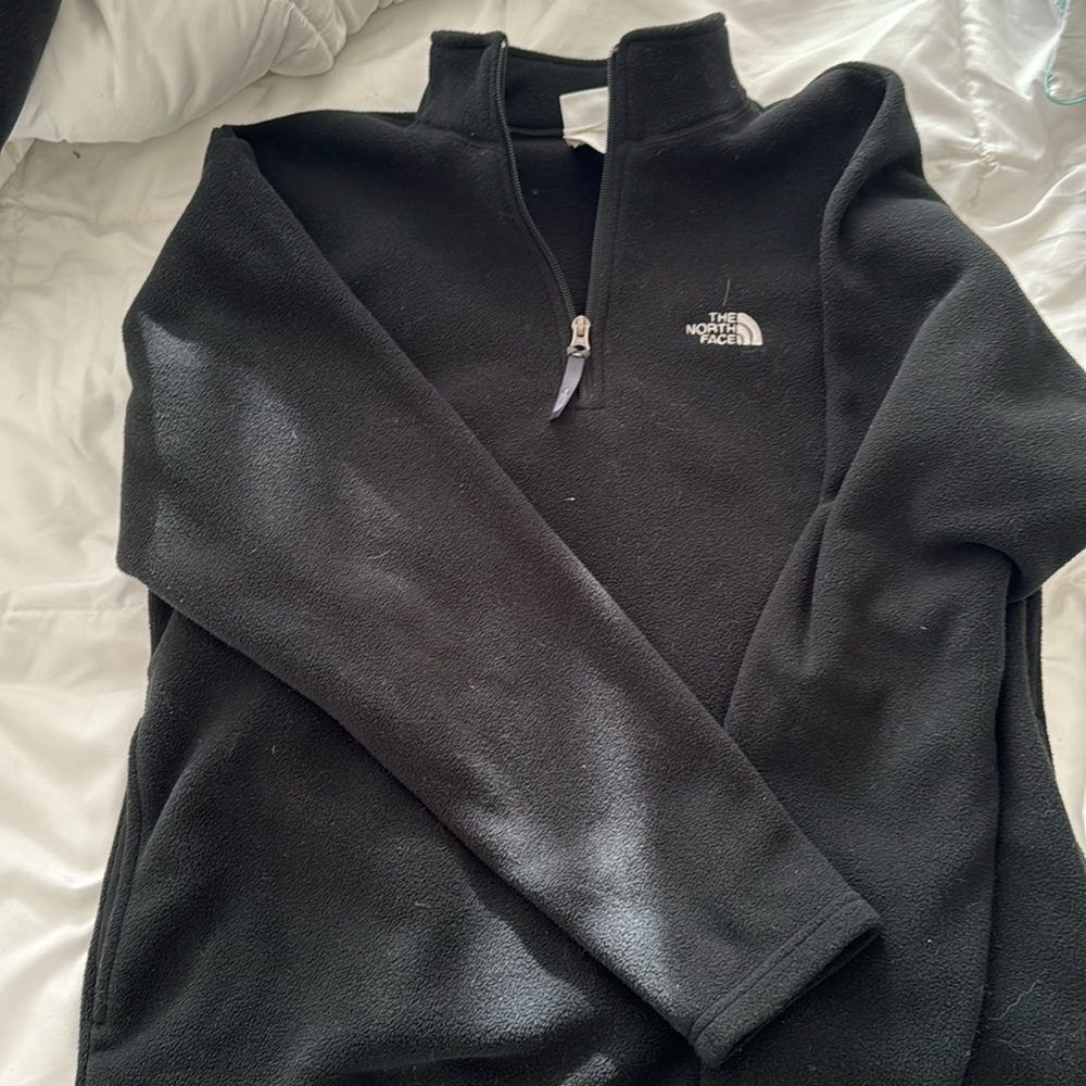 Men’s North Face microfleece half zip